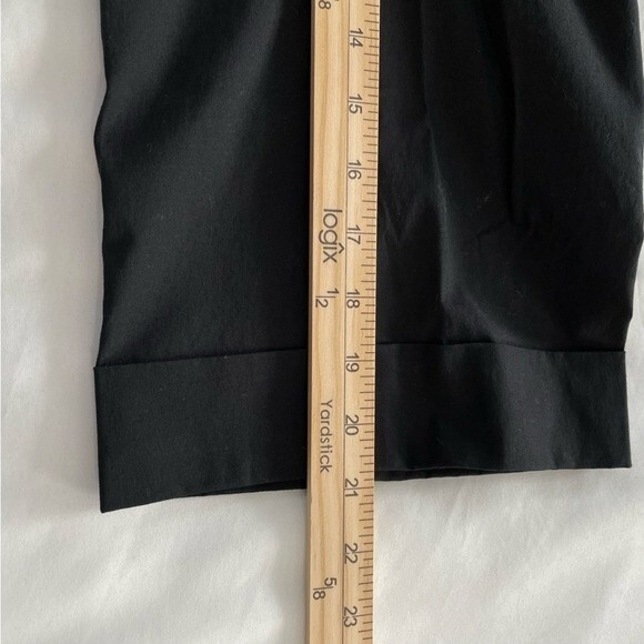 NWT New York & Company Stretch Crop Straight Leg Uptown Rise Black Size 6 - Picture 7 of 7